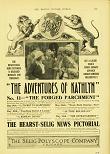 ad from 1913 Movie Picture World magazine for 'The Adventures of Kathlyn' serial