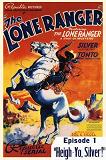 poster for Chapter 1 of 1938 Republic serial "The Lone Ranger"