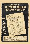 February 1915 movie industry trade paper ad for "Zudora in The Twenty Million Dollar Mystery"
