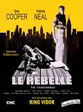 yellow Le Rebelle ('Fountainhead' title in France) poster
