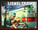 Lionel Trains 1935 catalog cover tin sign