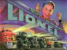 Lionel Trains 1952 catalog cover tin sign