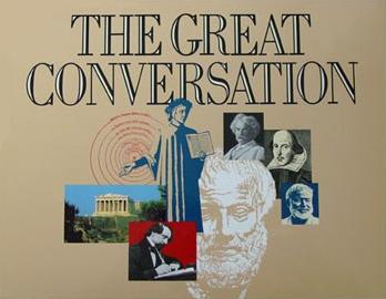 partial cover for The Great Conversation, GBWW Volume 1 by Robert M. Hutchins