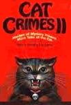 red cover for 'Cat Crimes II' anthology edited by Martin H. Greenberg & Ed Gorman