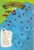 back cover of paperback 'Murder With Pictures' by George Hatmon Coxe showing a map of the apartment