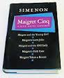 Maigret Cinq Five Novel Omnibus book by Georges Simenon (lousy graphic)