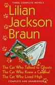 Three Complete Novels omnibus book by Lilian Jackson Braun - Talked To Ghosts, Lived High, Knew a Cardinal