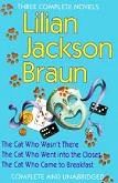 Three Complete Novels omnibus book by Lilian Jackson Braun - Wasn't There, Into The Closet, Breakfast