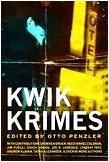 Kwik Krimes mystery anthology edited by Otto Penzler