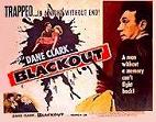 Blackout 1954 half-sheet directed by Terence Fisher