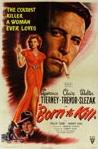 Born to Kill 1947 movie poster directed by Robert Wise