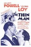 The Thin Man 1934 movie poster blue & red