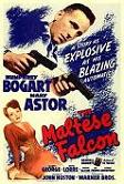 Maltese Falcon 1941 movie poster written & directed by John Huston