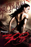 Frank Miller '300' movie poster - girl in color