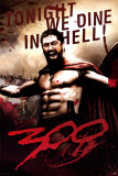 Frank Miller '300' movie poster - Leonidas in color
