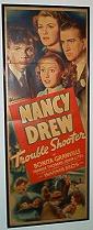 half-sheet poster for "Nancy Drew, Trouble Shooter" 1939 movie