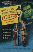 Scarlet Street movie poster directed by Fritz Lang, starring Edward G. Robinson