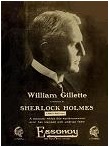 poster for Essanay film of Wm. Gillette as "Sherlock Holmes" [1916]