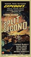 Split Second 1953 movie poster directed by Dick Powell
