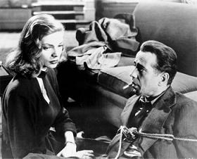 Humphrey Bogart & Lauren Bacall from "The Big Sleep" [1946]