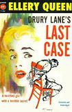 Drury Lane's Last Case mystery novel by Barnaby Ross / Ellery Queen (white cover)