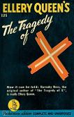 The Tragedy of X mystery novel by Barnaby Ross / Ellery Queen (black cover)