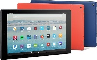 new Amazon Fire HD 10-inch tablet computer, released Oct 2017