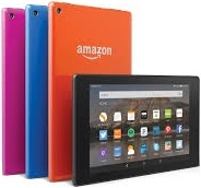 new Amazon Fire HD 8-inch tablet computer, released Sept 2016