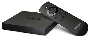 Amazon Fire TV Streaming Media Player (box & remote)