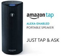 Amazon Tap portable stereo speaker device (launched 3/2016)