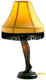 A Christmas Story 26-inch desktop leg lamp