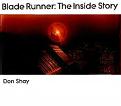 Blade Runner Inside Story book by Don Shay