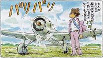 illustration from Hayao Miyazake's manga version of 'Kaze Tachinu' (part 3)