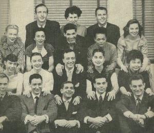 cast photo of the Broadway show "New Faces of 1952"