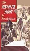 (torn} dustjacket for The Rin Tin Tin Story book by James W. English