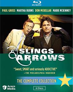 Slings & Arrows TV miniseries on Blu-ray & DVD