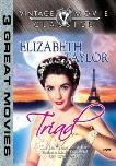 Elizabeth Taylor Triad 3 movies on DVD