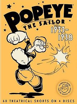Popeye The Sailor cartoons DVD box sets