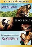 Warner Bros. Triple Feature DVD box set 'National Velvet', 'The Story of Seabiscuit', 'Black Beauty'