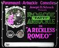 A Reckless Romeo silent short starring Roscoe 'Fatty' Arbuckle & Buster Keaton