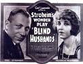 lobby card for Erich von Stroheim's 1919 silent film "Blind Husbands"