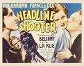 lobby card for 1933 movie "Headline Shooter"