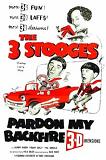 Pardon My Backfire 1953 short film in 3-D starring The Three Stooges {retail source not found}