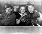 photo poster of Humphrey Bogart, Ann Sheridan & George Raft in "They Drive By Night" [1940]