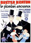 poster for 'Le Plombier Amoureux' French-language comedy starring Buster Keaton