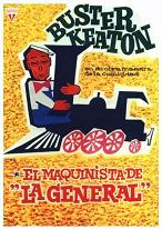 Buster Keaton 'The General' (La Maquinista de La General) poster for Spain