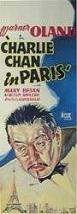 Charlie Chan In Paris half-sheet poster
