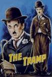 Chaplin "The Tramp" blue movie poster