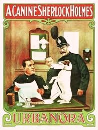poster of 'A Canine Sherlock Holmes' 1912 U.K. silent film