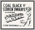 Coal Black & de Sebben Dwarfs cartoon short poster